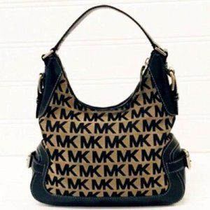 Michael Kors MK Signature Brookville Hobo Purse